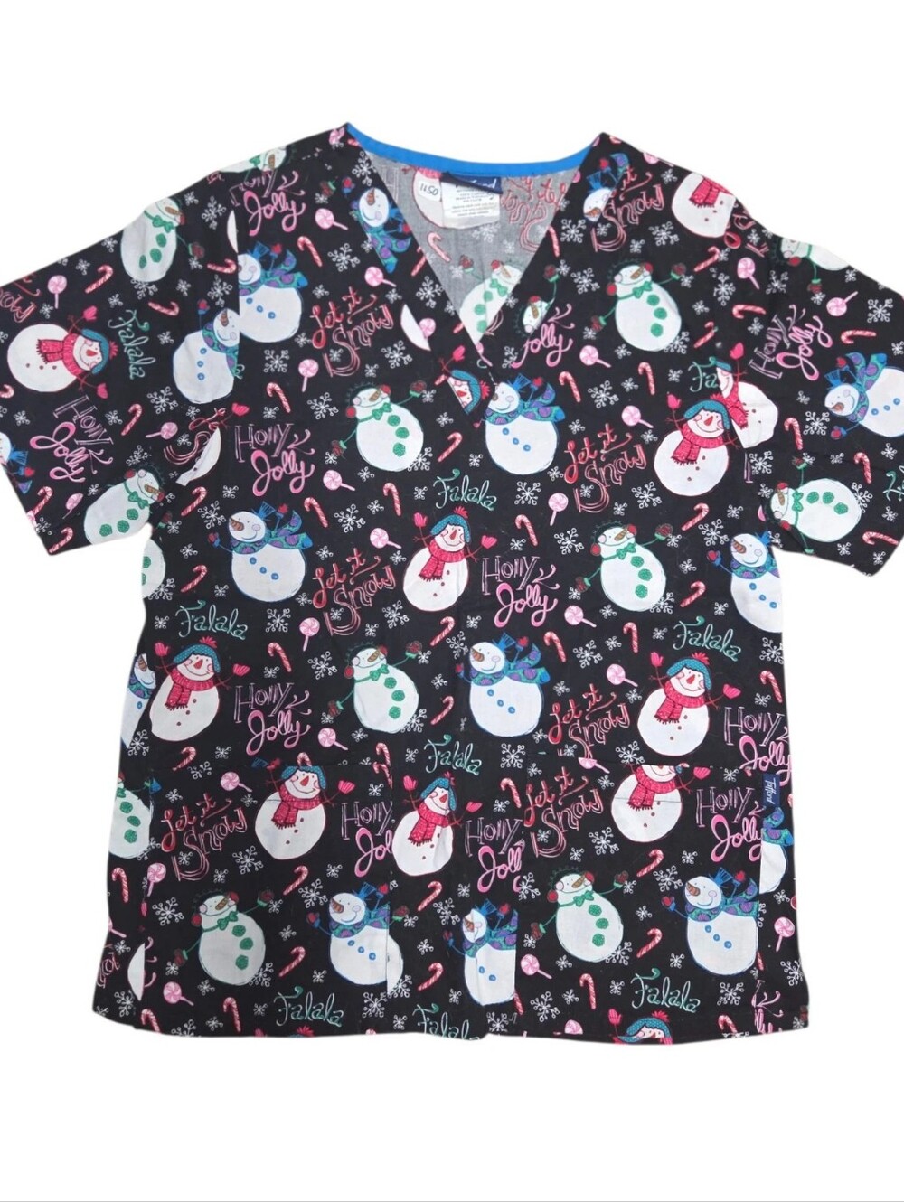 Tafford X-mas Scrub Top